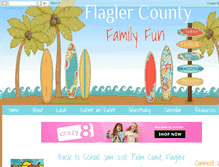Tablet Screenshot of flaglercountyfamilyfun.com